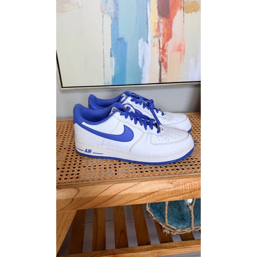 Nike Air Force 1 White & Blue – Men’s Size 13